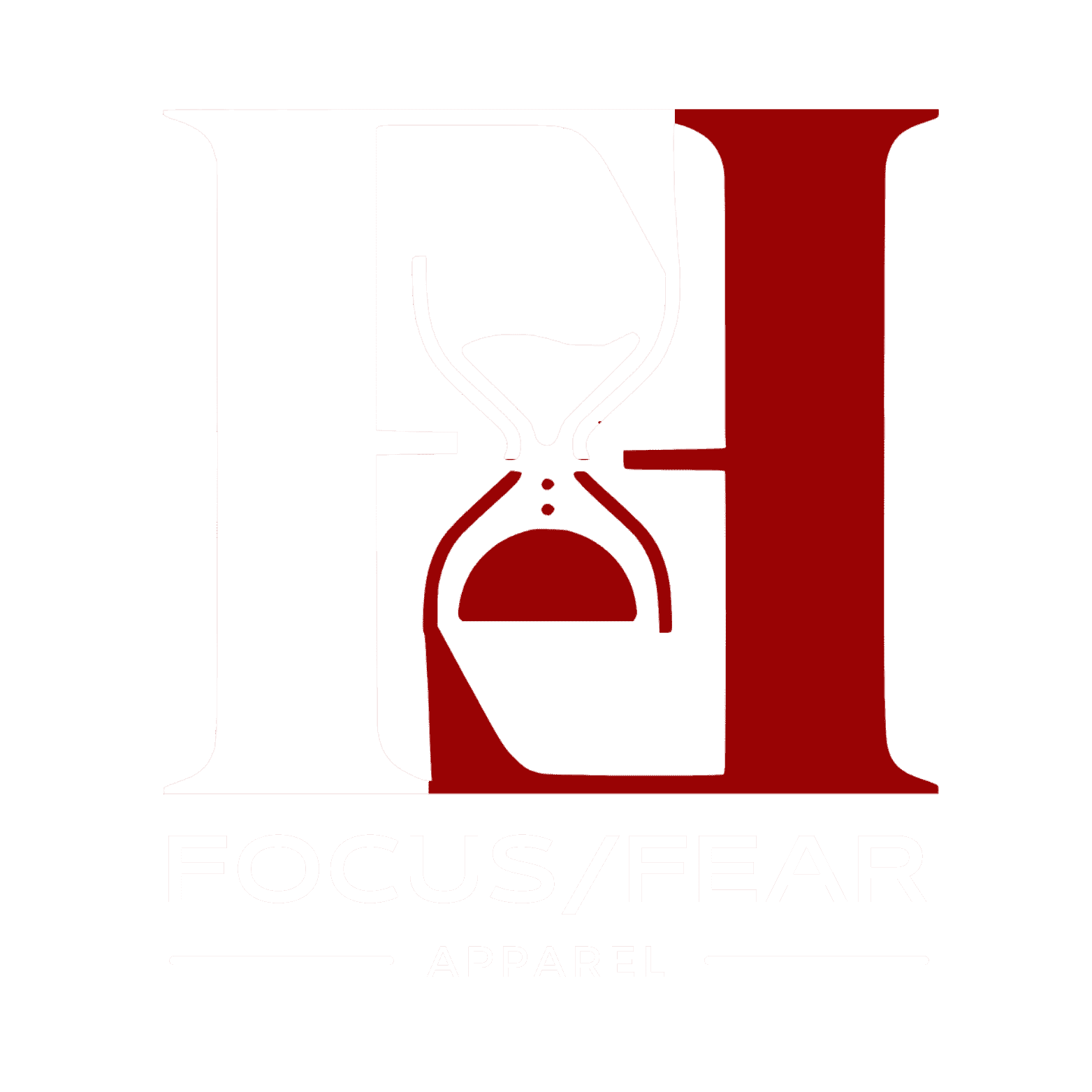 Focus Over Fear Apparel Vertical Logo